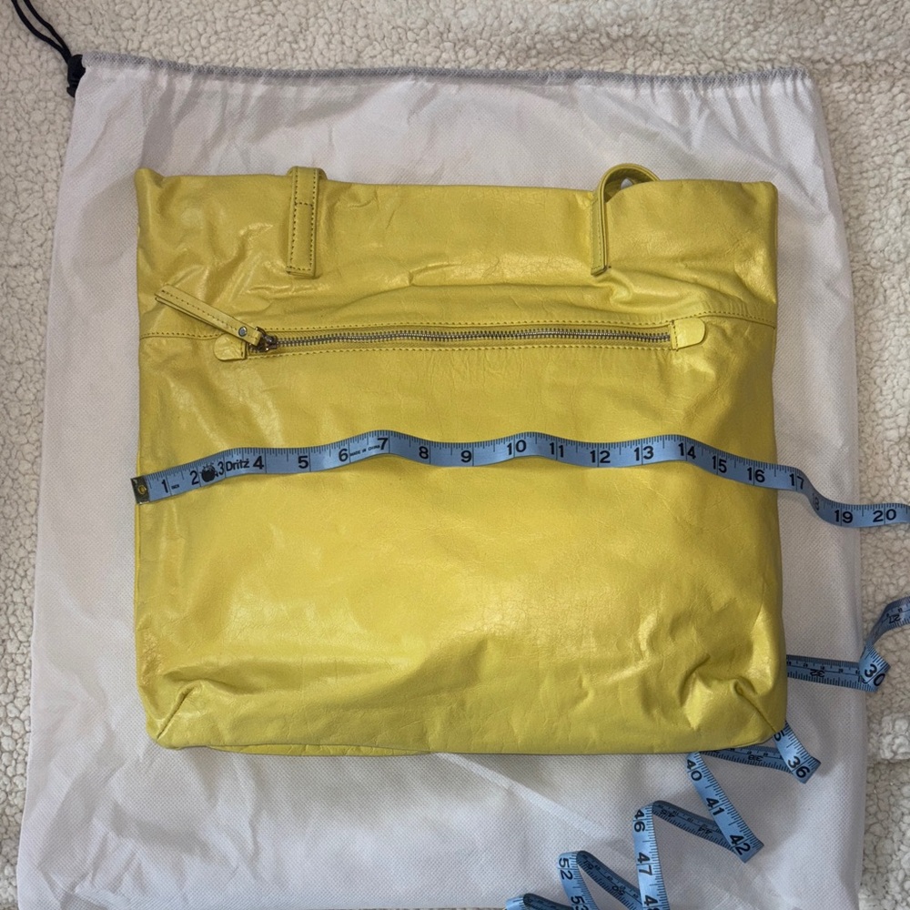 Latico Canary Yellow Leather Tote - Picture 4 of 9
